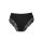 Culotte pour femme - avec côtés épais - ornée de dentelle à l'avant - noir - L