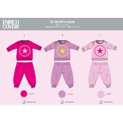   Pyjama bébé long et fin Enrico Coveri - pyjama 100% coton - violet - 80