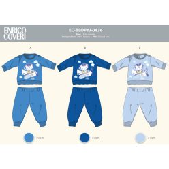 Pyjama bébé long et fin Enrico Coveri - pyjama 100% coton