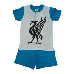   Pyjama en coton à manches courtes pour enfants - Evidence - bleu moyen