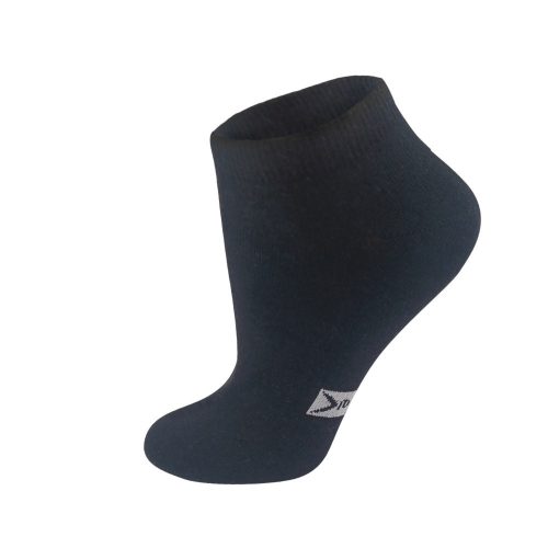 Evidence chaussettes invisibles unisexes 3 pack - chaussettes en coton - noir - 40-46