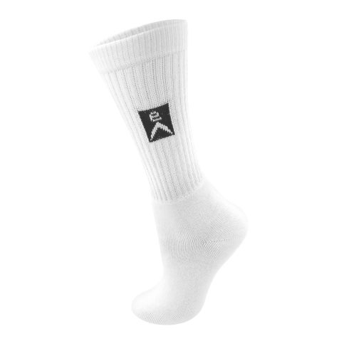 Evidence chaussettes de sport épaisses unisexes 3 pack - chaussettes en coton - blanc - 43-46