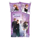 Parure de lit La Reine des Neiges famille glacée 100% coton - 140*200cm + 70x90cm