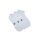 Chaussettes invisibles mercerisées unisexes Fila - 3 paires/pack - chaussettes invisibles en coton - blanc - 35-38