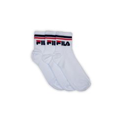   Chaussettes en coton unisexes Fila - chaussettes courtes - côtelées - 3 paires