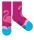 Chaussettes en peluche antidérapantes flamant rose pour enfants
