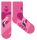 Chaussettes en peluche antidérapantes flamant rose pour enfants