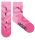 Chaussettes en peluche antidérapantes flamant rose pour enfants