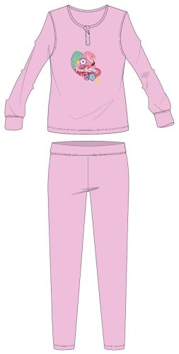 Pyjama en coton d'hiver pour enfants flamant rose - pyjama interlock - rose clair - 116