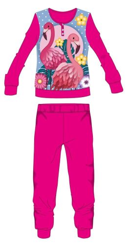 Pyjama polaire flamant rose - pyjama épais d'hiver pour enfants - rose - 110