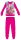 Pyjama polaire flamant rose - pyjama épais d'hiver pour enfants - rose - 128
