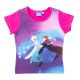 T-shirt à manches courtes pour fille La Reine des Neiges - t-shirt en coton - rose_98