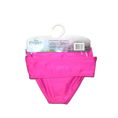 Maillot de bain deux pièces La Reine des Neiges pour filles - motif carreaux - rose - 110