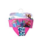 Maillot de bain deux pièces La Reine des Neiges pour filles - motif carreaux - rose - 98