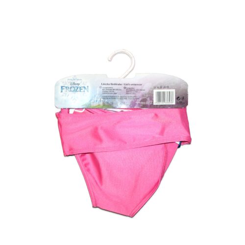 Maillot de bain deux pièces La Reine des Neiges pour filles - motif carreaux - rose clair - 122