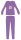 Disney Frozen pyjama en flanelle de coton - pyjama épais d'hiver pour enfant - violet - 110