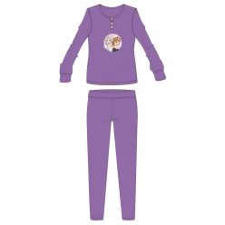   Disney Frozen pyjama en flanelle de coton - pyjama épais d'hiver pour enfant - violet - 128