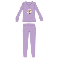   Disney Frozen pyjama en flanelle de coton - pyjama épais d'hiver pour enfant - violet clair - 128