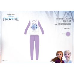 Pyjama jersey Disney Frozen - pyjama en coton - violet