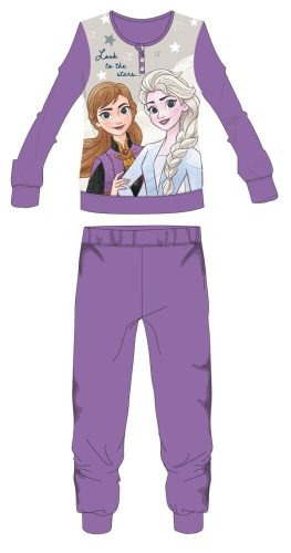 Pyjama polaire Disney La Reine des Neiges - pyjama épais d'hiver pour enfants - violet - 98