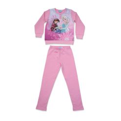   Pyjama d'hiver en flanelle pour enfants - La Reine des Neiges - rose clair - 140