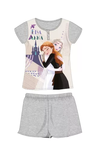 Pyjama en jersey en coton à manches courtes pour enfants Disney La Reine des Neiges