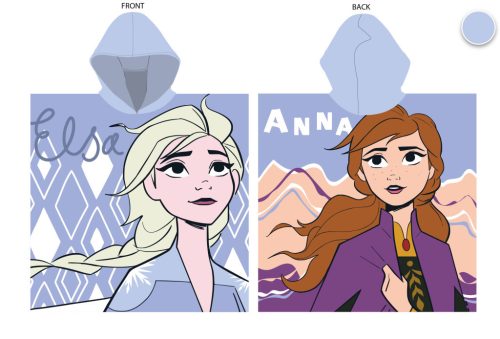 Poncho à séchage rapide Disney La Reine des Neiges 55x110 cm