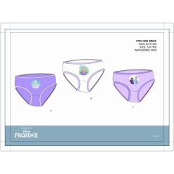   Lot de 3 culottes en coton pour fillette La Reine des Neiges Disney - 3 pièces