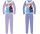 Disney Frozen pyjama en jersey de coton - violet clair - 128