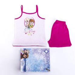   Les pyjamas en coton pour filles Frozen - pyjama sans manches - ensemble d'été - rose - 110