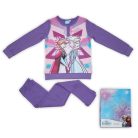 Pyjama en coton d'hiver pour enfants - La Reine des neiges - violet - 104