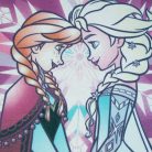 Pyjama en coton d'hiver pour enfants - La Reine des neiges - rose clair - 116