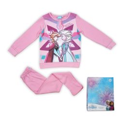   Pyjama en coton d'hiver pour enfants - La Reine des neiges - rose clair - 98