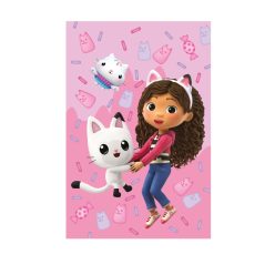 Gabi babaháza polár takaró - 100 x 150 cm - Rózsaszín