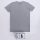 T-shirt à manches courtes en coton pour homme - gris - M