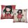 Coussin Gorjuss, coussin décoratif - 40x40 cm - beige-rouge