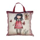 Coussin Gorjuss, coussin décoratif - 40x40 cm - beige-rouge