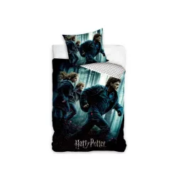   HARRY POTTER Halál Ereklyéi prémium ágyneműhuzat-szett 100% pamut 140x200 + 80x80
