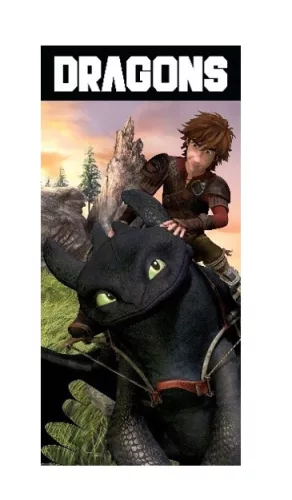 Így neveld a sárkányodat törölköző 70x140