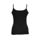 Ensemble top-culotte en dentelle pour femme avec haut en coton pour femmes - noir - M