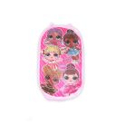 Panier de rangement pour jouets LOL pour filles - rose