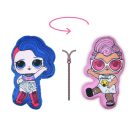 Coussin de jeu LOL réversible pour filles - coussin deux en un - rose clair-bleu roi