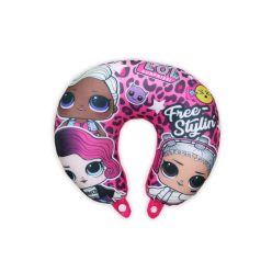   Coussin de voyage LOL pour filles - coussin cervical - LOL Surprise Free Styling en rose