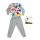 Pyjama long en coton fin pour enfants - Mickey Mouse - Jersey - gris - 116