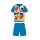 Pyjama d'été en coton à manches courtes pour enfants - Disney Mickey Mouse - bleu moyen - 122