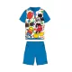 Pyjama d'été en coton à manches courtes pour enfants - Disney Mickey Mouse - bleu moyen - 98
