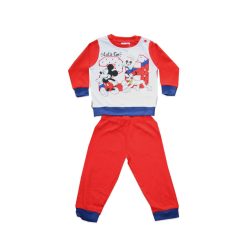   Pyjama bébé Mickey Mouse en coton léger à manches longues - Jersey - rouge - 98