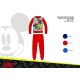 Pyjama d'hiver en interlock de coton pour enfants - Mickey Mouse Disney - rouge - 110