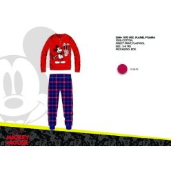   Pyjama en coton épais d'hiver pour enfants - pyjama en flanelle - Disney Mickey Mouse - rouge - 110