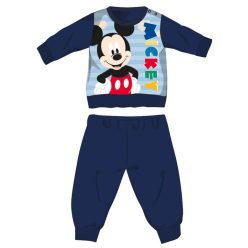   Disney Mickey Mouse pyjama épais pour bébé en flanelle de coton - bleu foncé - 86